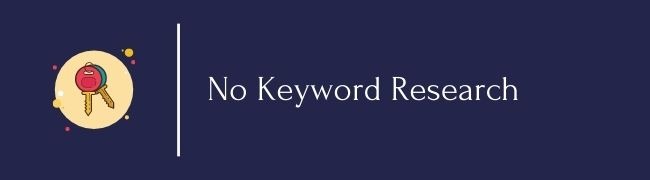 no-keyword-research
