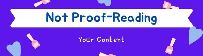 not-proffreading-content