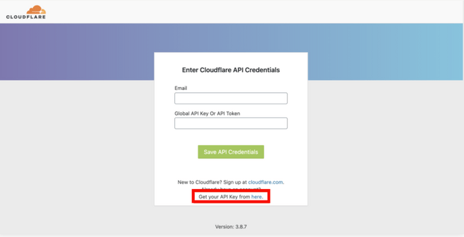 cloudflare-api-credentials