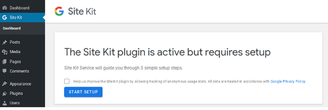 site-kit-start-setup
