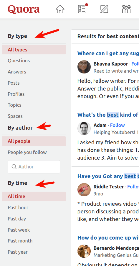 quora-search-filters