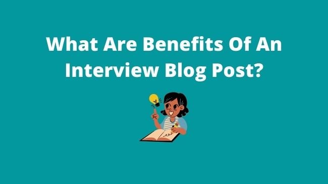 how to create interview blog posts