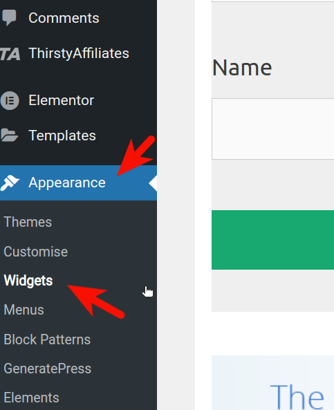 wordpress-widget-menu