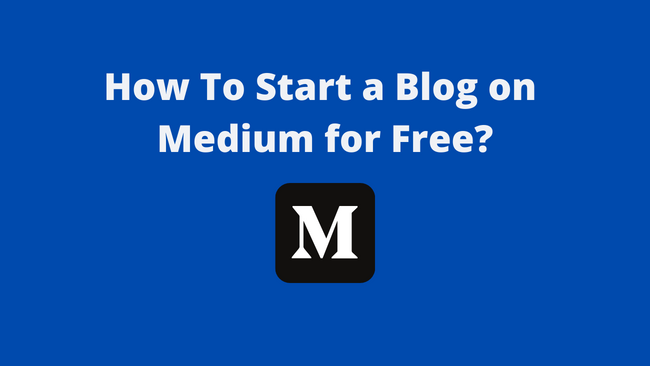 start a blog on medium