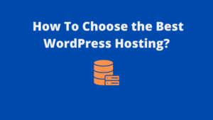 Read more about the article How To Choose The Best WordPress Hosting?