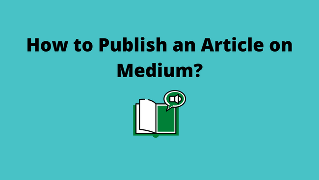 publish article medium.com