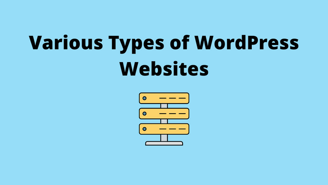 types-of-wordpress-websites