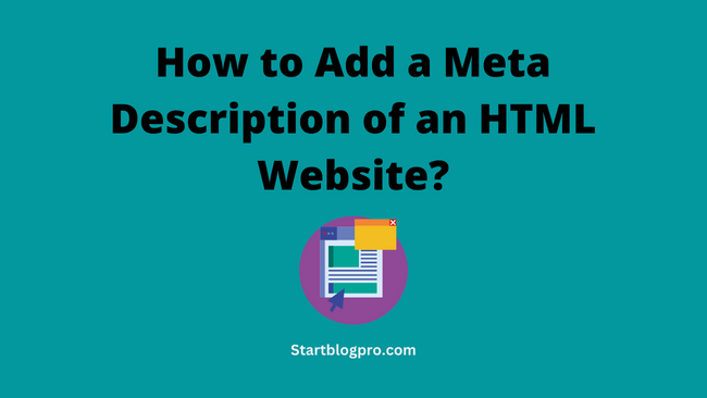 how to add a meta description of an HTML website