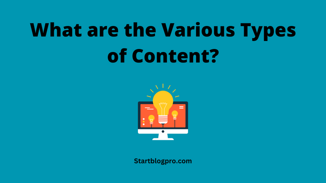 What are the Various Types of Content