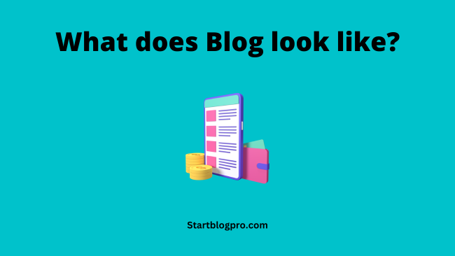 What does blog look like
